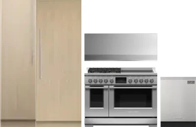5 Piece Package Includes Refrigerator, Freezer, Range, Hood And Dishwasher